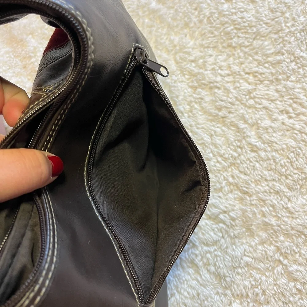 Acrylic Dark Brown Purse - Picture 6 of 7